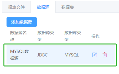 数据源信息