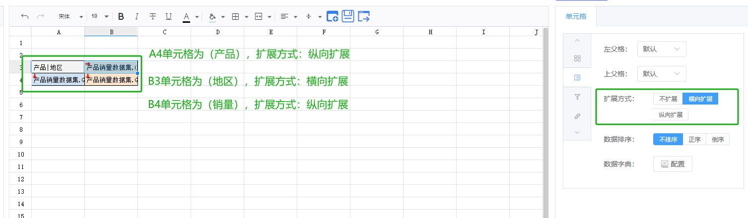 单元格配置