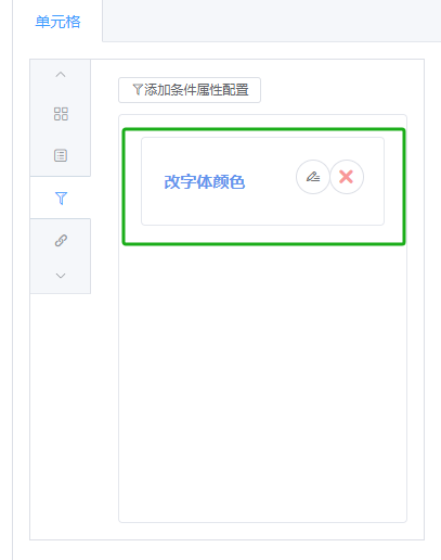 属性配置完成列表